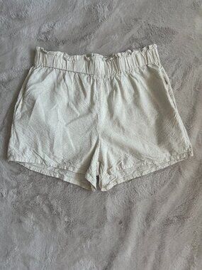 Nimin High-Waisted Paperbag Shorts